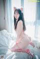 DJAWA Photo - Myu_a_ (뮤아): "Catgirl in Pink" (72 photos) P69 No.327cf5